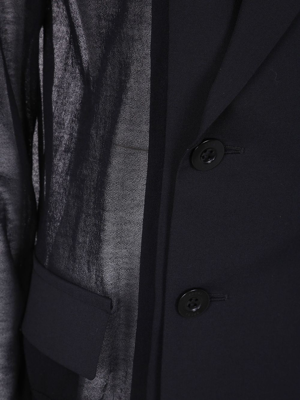 semi-sheer blazer - 3