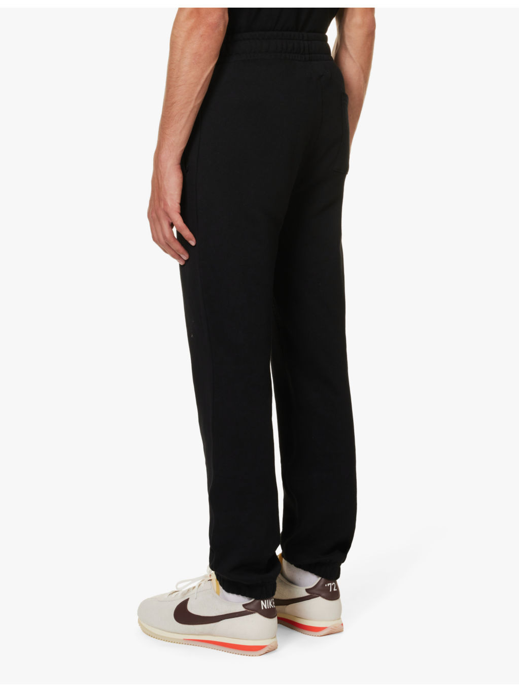 Small Arch relaxed-fit tapered-leg cotton-jersey jogging bottoms - 4