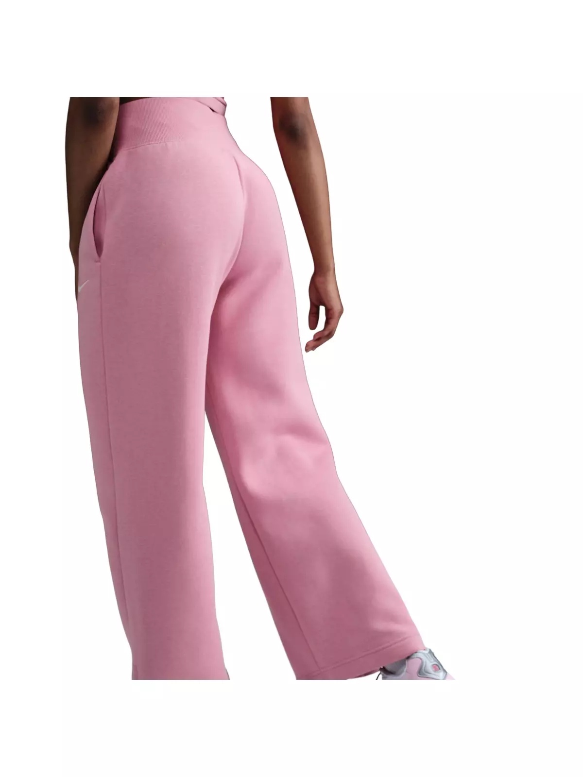 Women's Sportswear Phoenix Fleece High-Waisted Wide-Leg Sweatpants - Pink - 2