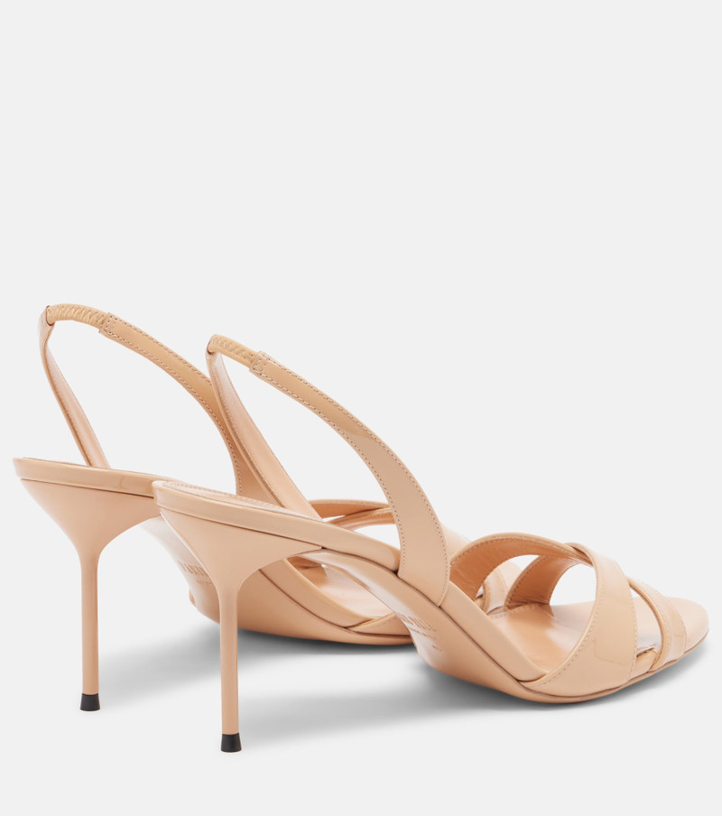 PARIS TEXAS Lidia patent leather slingback sandals outlook