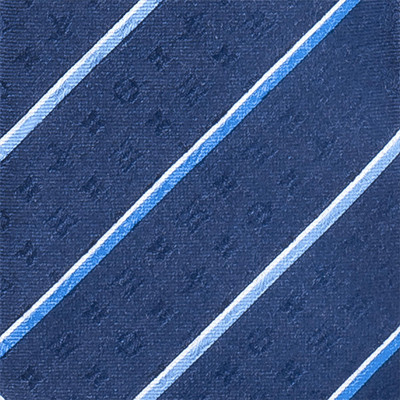 Louis Vuitton Monogram College Stripes Tie outlook