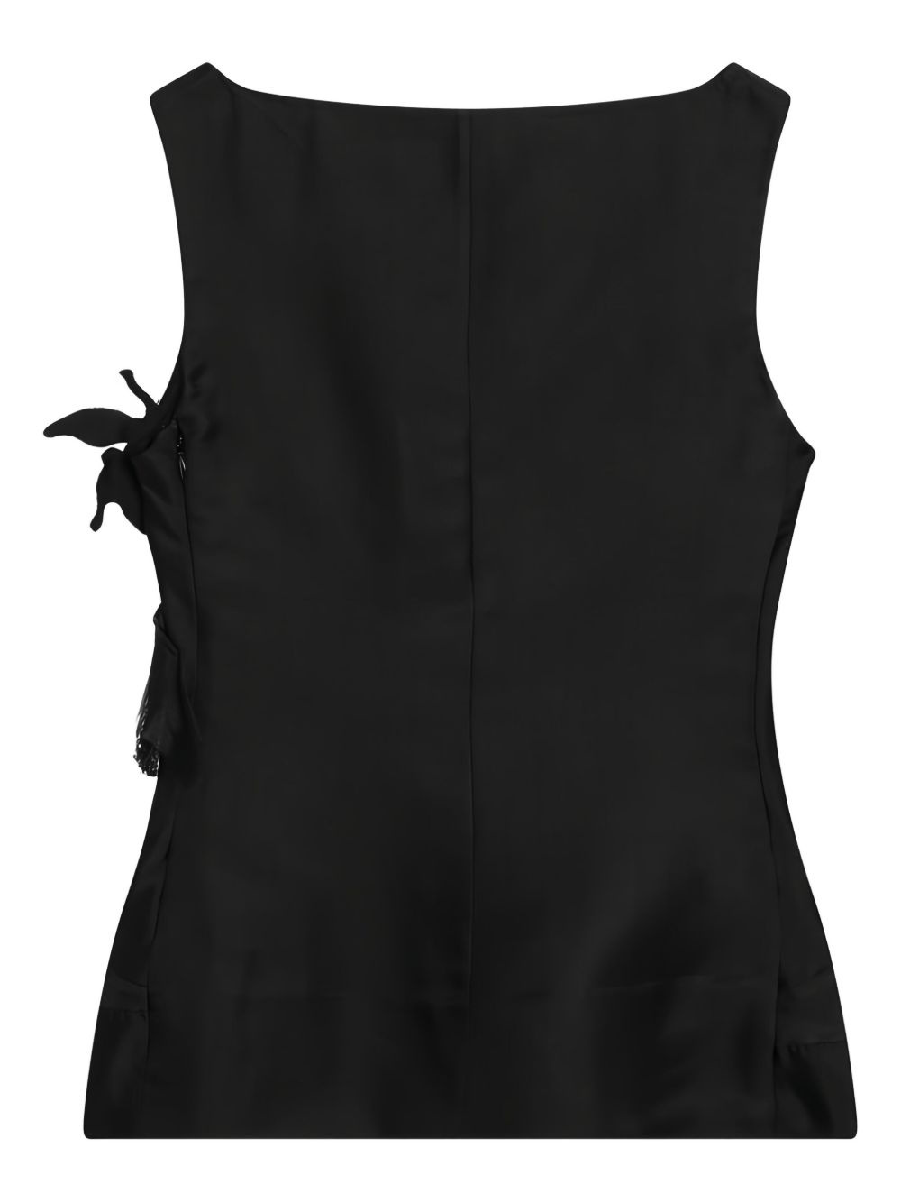 floral-appliqué top - 6