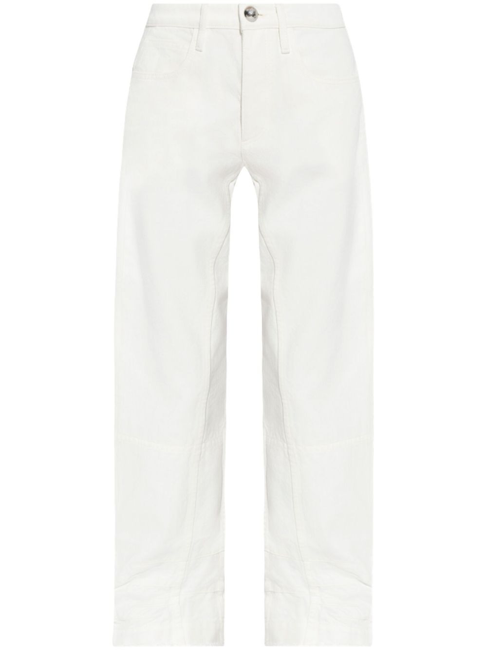 Jil Sander White Jeans - 1