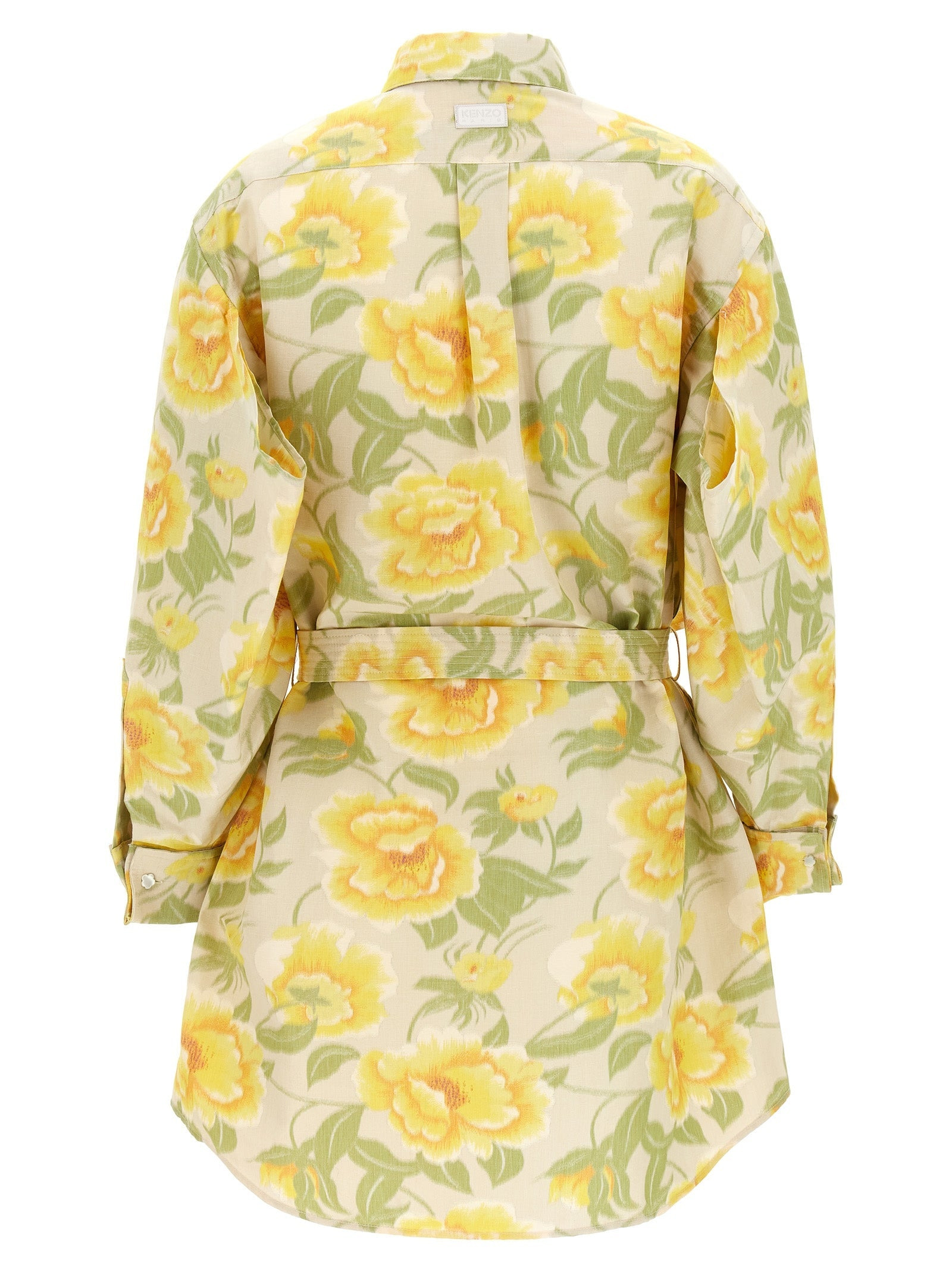 Kenzo Women ' Peonies Kimono Sleeve' Dress - 2