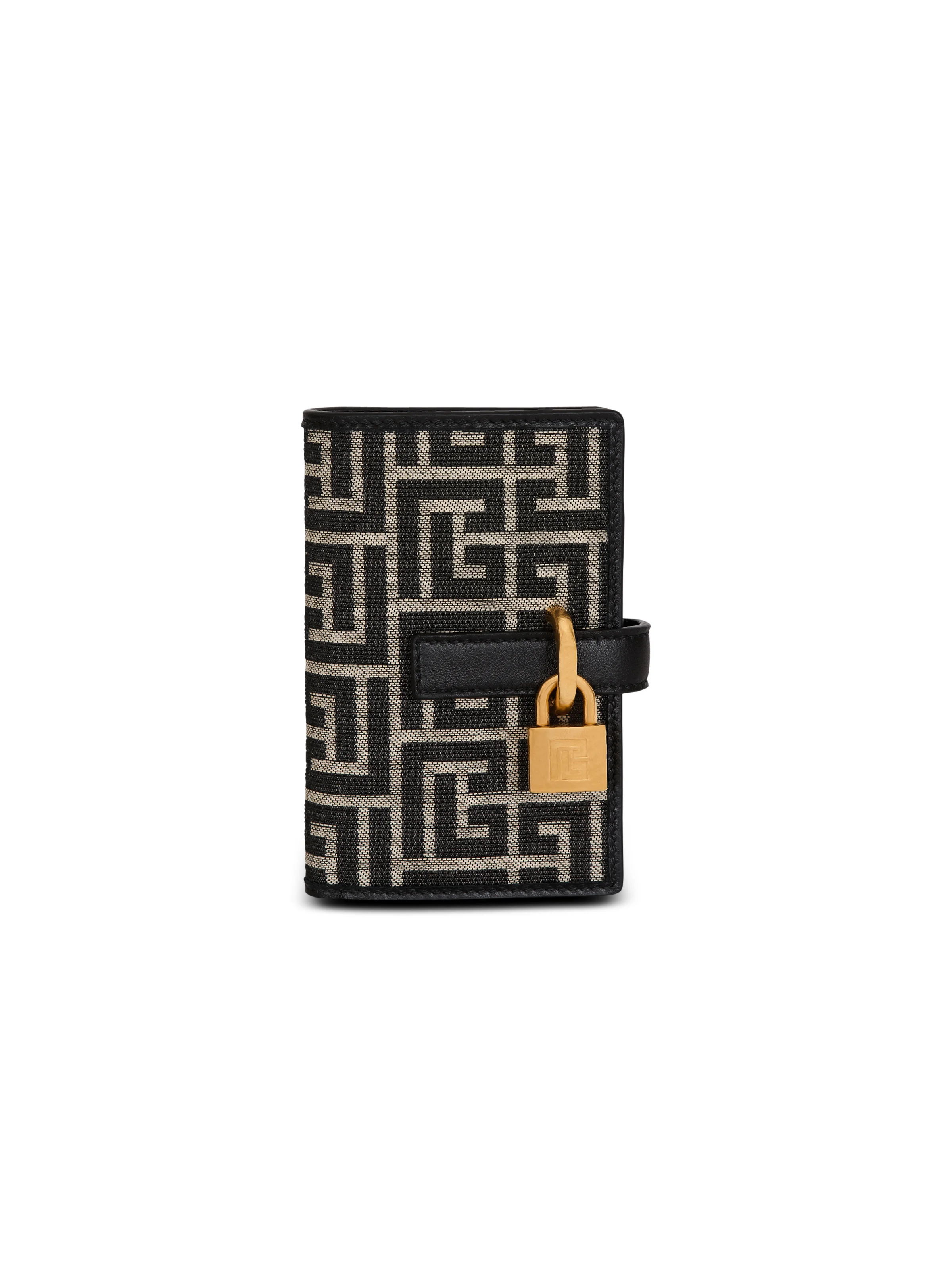 Pulse Holder monogram jacquard card holder - 1