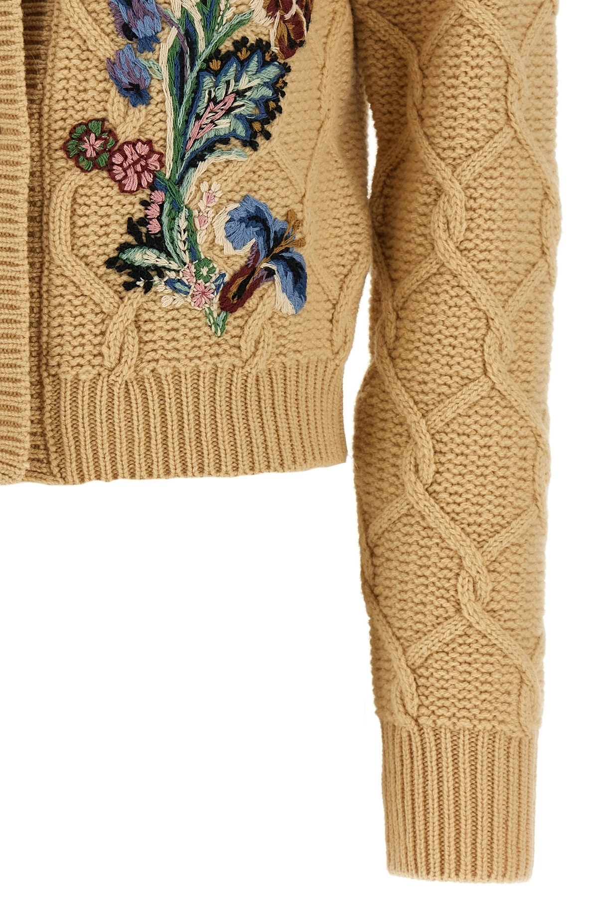 Floral embroidery cardigan - 4