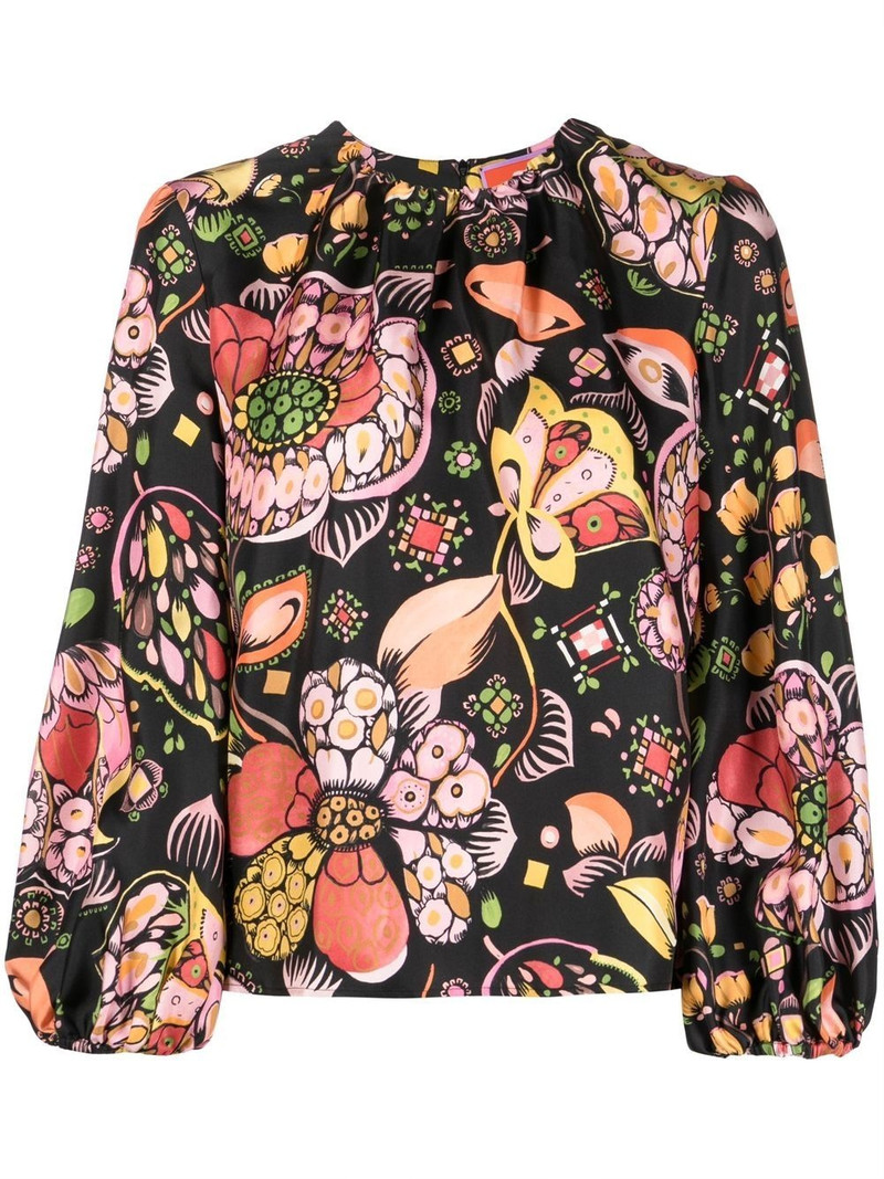 Charming silk blouse 1
