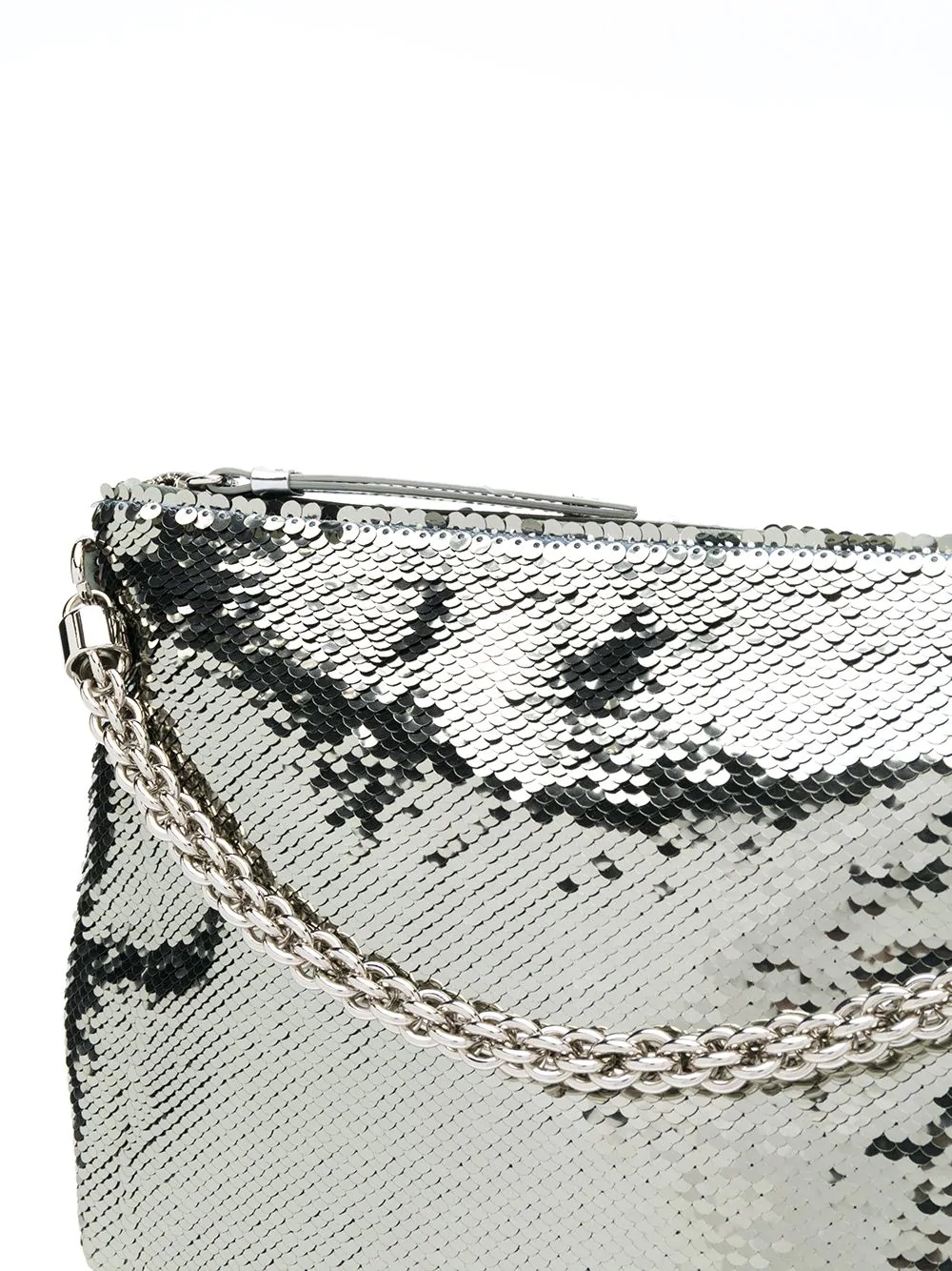 Callie sequin-embellished clutch bag - 4