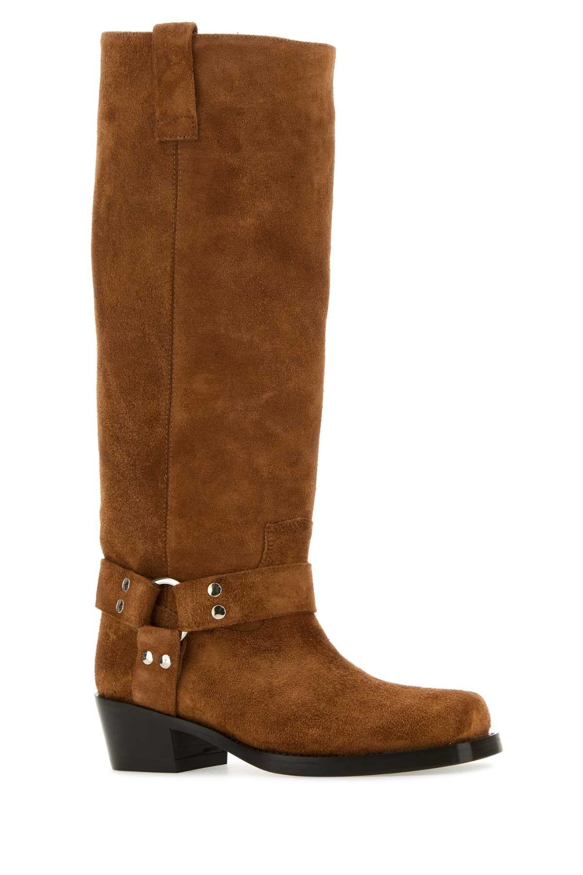 Paris Texas Women Caramel Suede Roxy Boots - 2