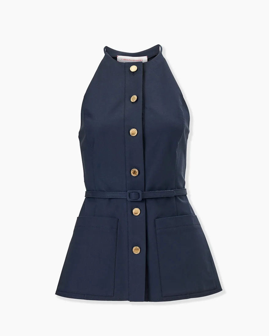 Button-Front Top - 1