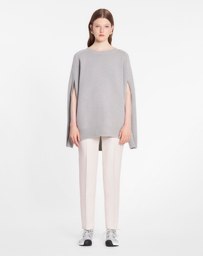 Lanvin ROUND NECK CAPE BACK JUMPER IN WOOL AND CASHMERE outlook