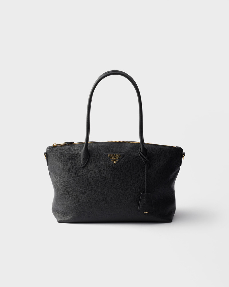 Large leather tote bag 1