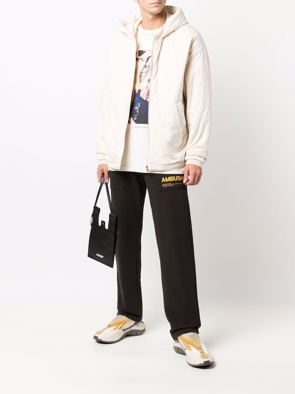 zipped-up hooded jacket - 2
