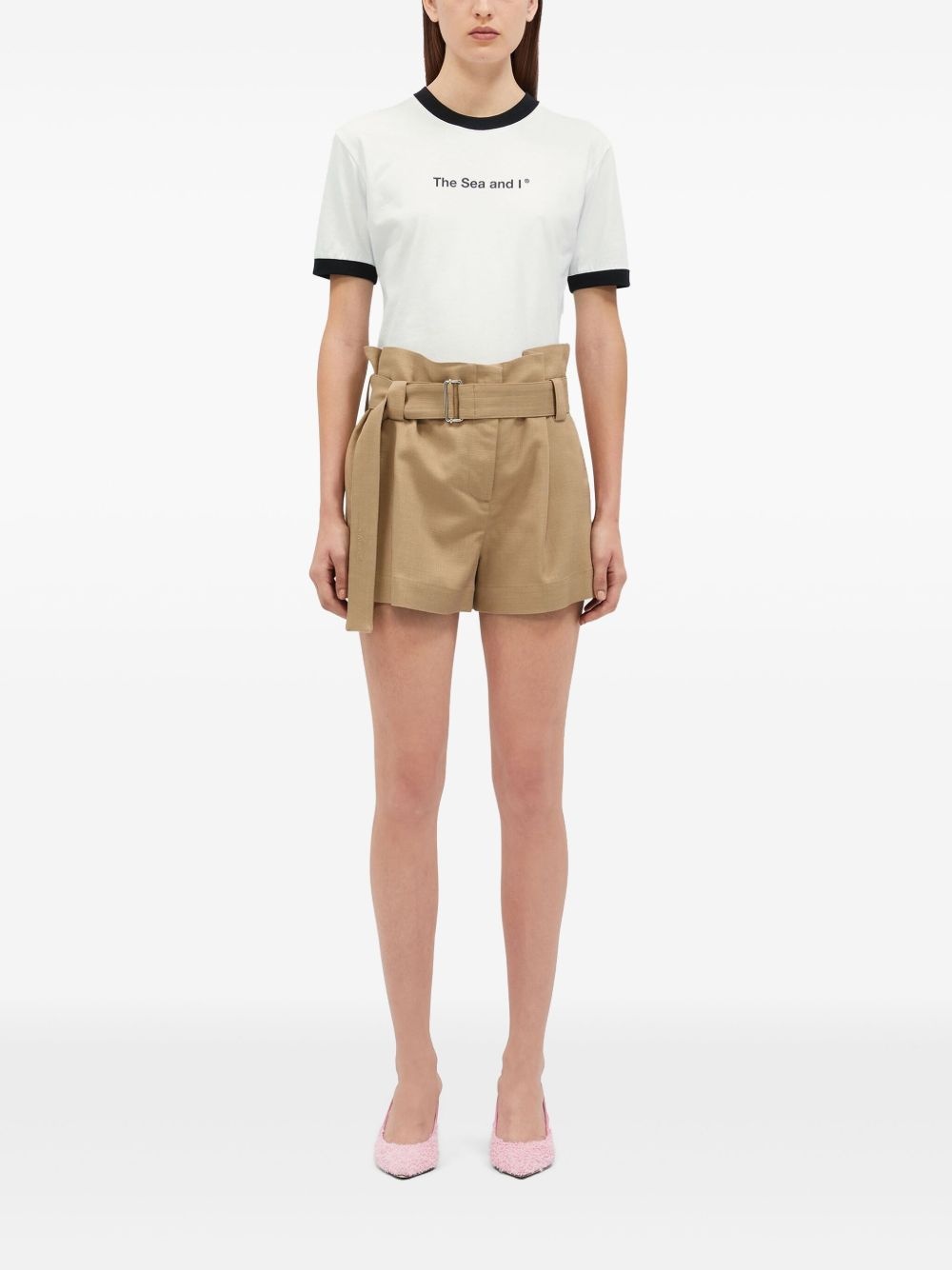 belted shorts - 2