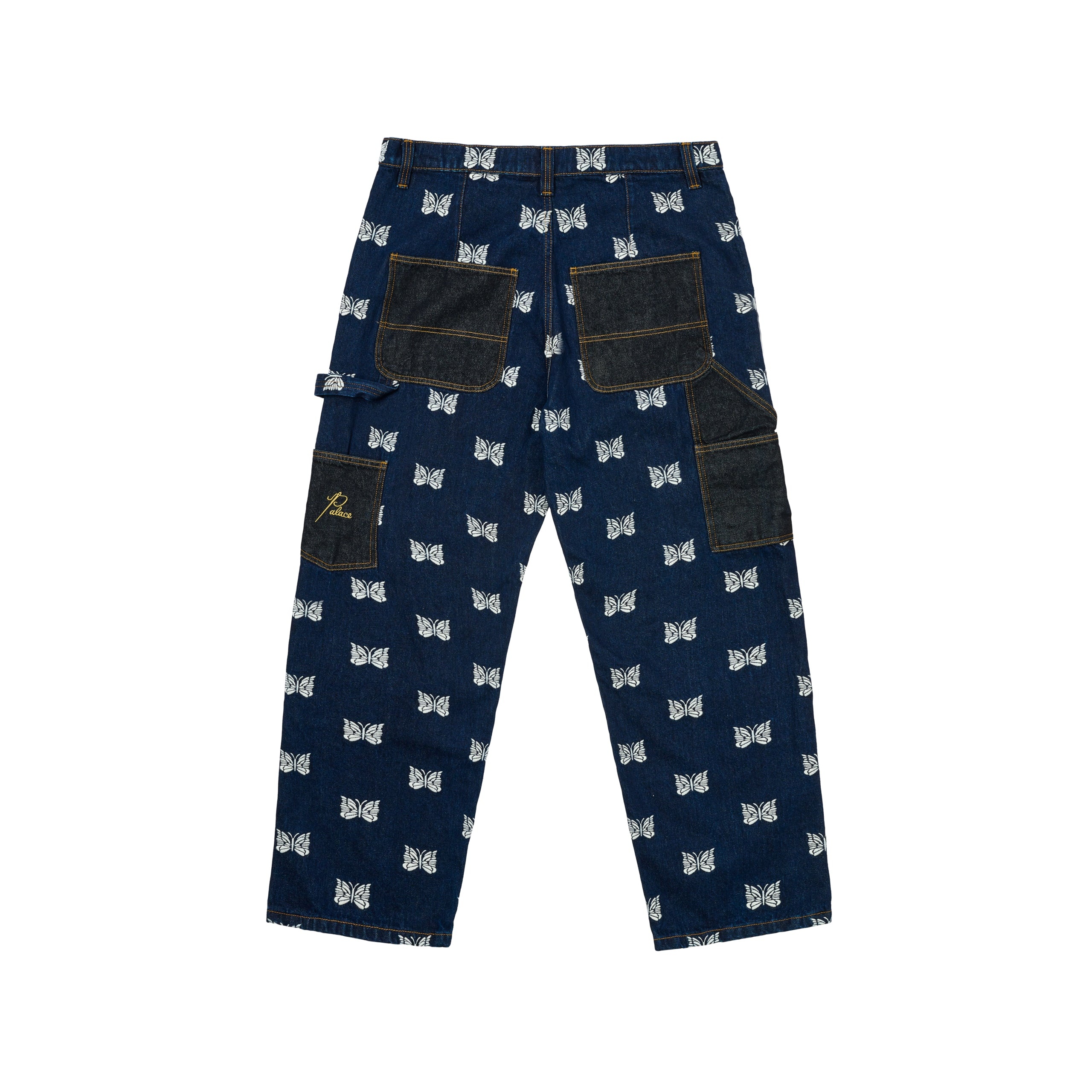 PALACE NEEDLES DOUBLE KNEE PANT INDIGO - 2