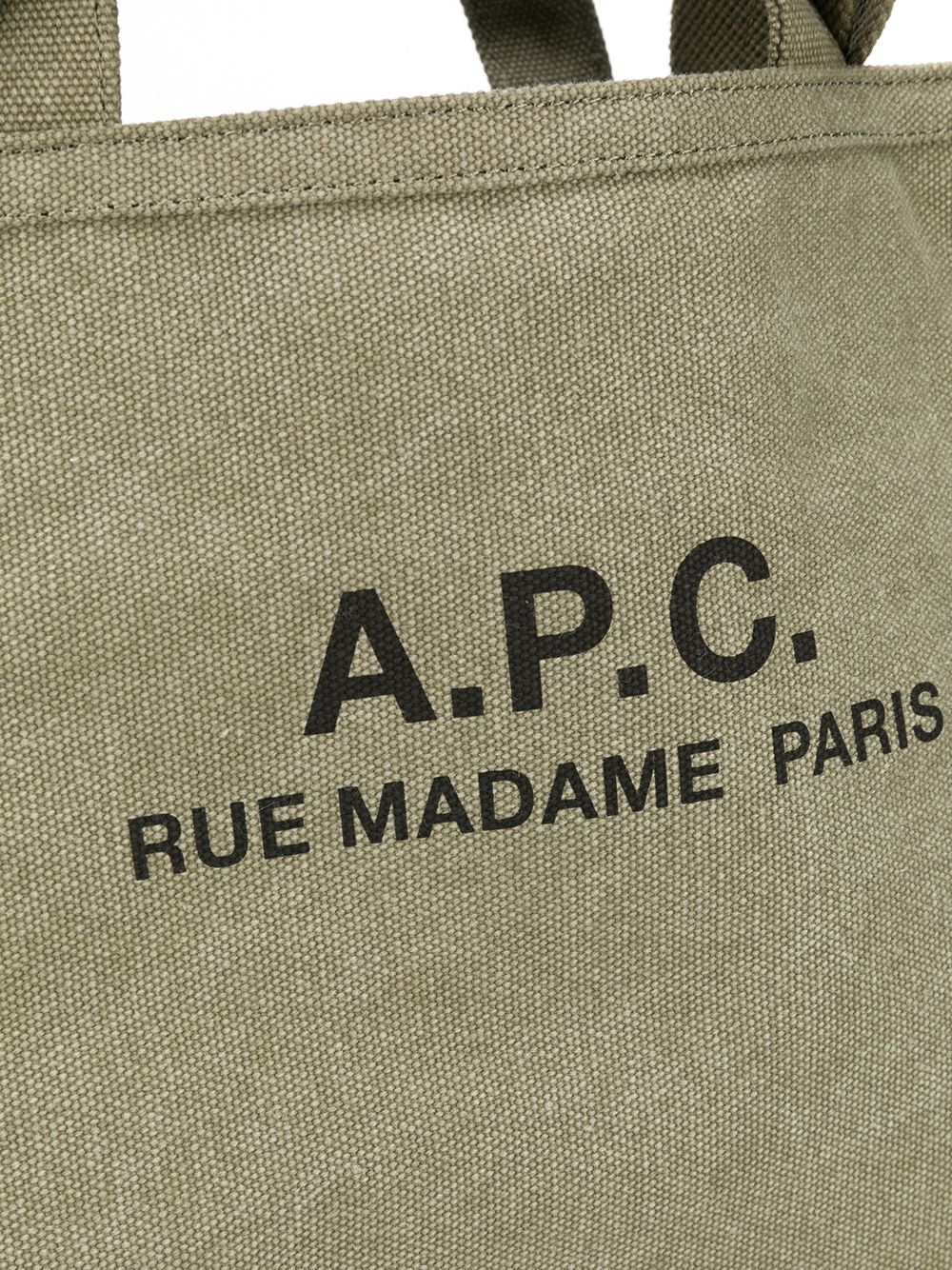 logo cotton tote bag - 4