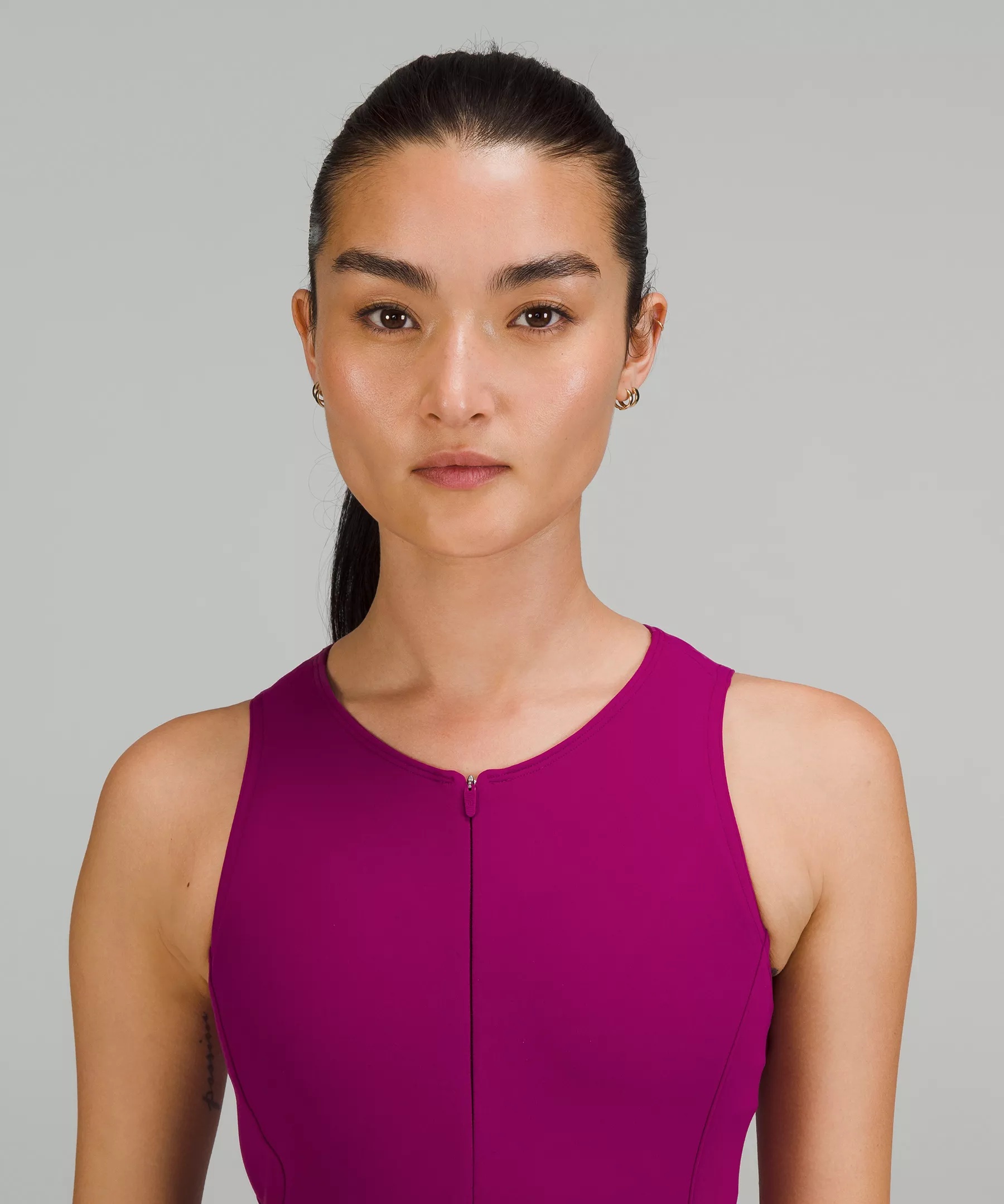 Everlux Short-Lined Tennis Tank Top Dress 6" - 3