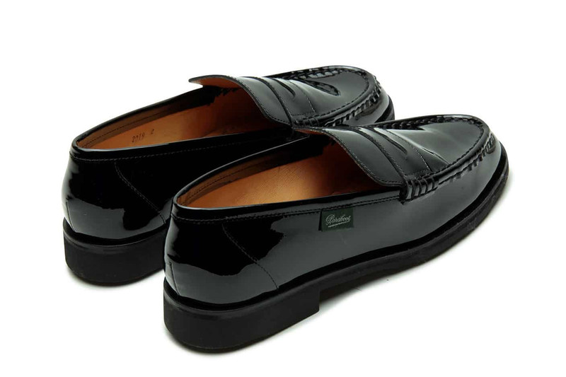 Paraboot Vignony Black Varnish - Rubber Sole outlook