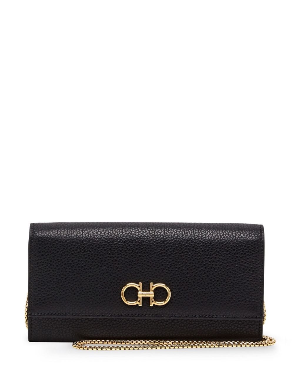 Gancini-plaque leather purse - 1