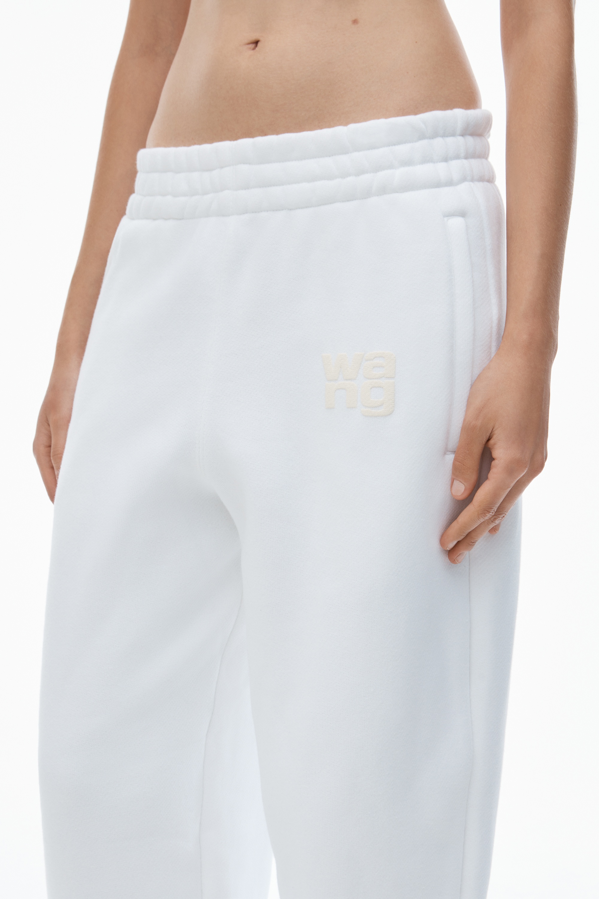 PUFF LOGO SWEATPANT IN STRUCTURED TERRY - 3
