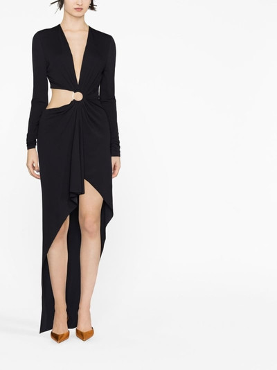 ALEXANDRE VAUTHIER cut-out detail long dress outlook