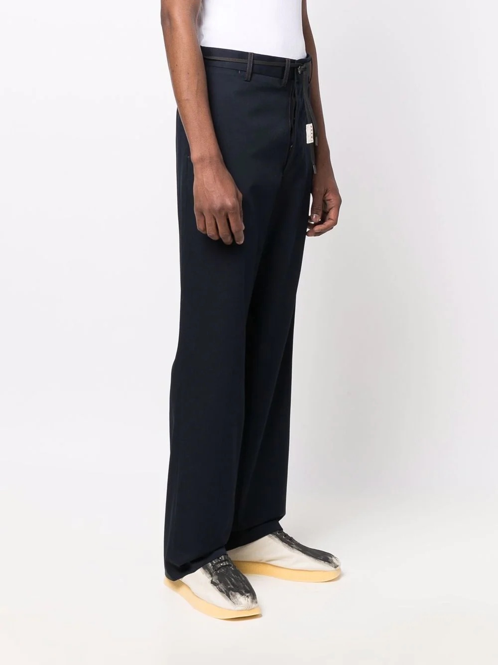 tailored straight-leg trousers - 3