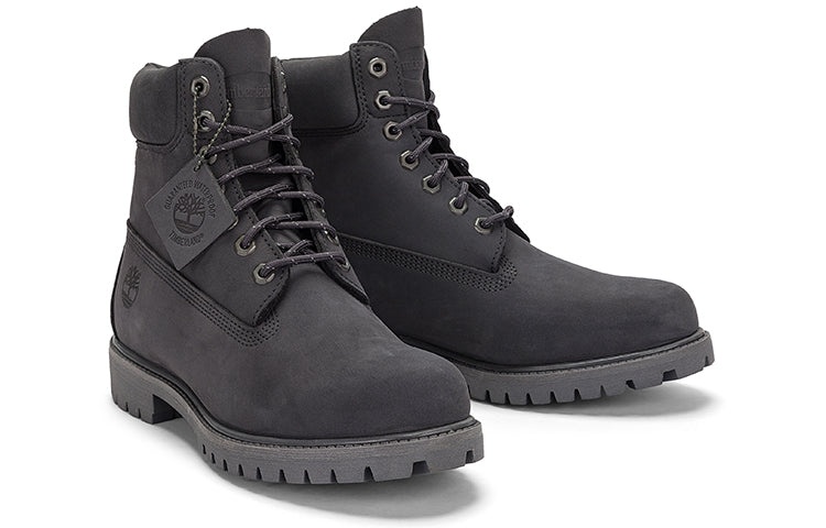 Timberland Premium Waterproof Boots 'Dark Grey Nubuck' A5RBMW - 5