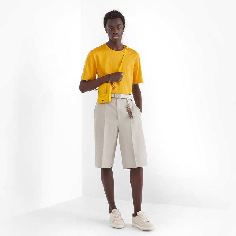 FENDI Gray wool pants outlook