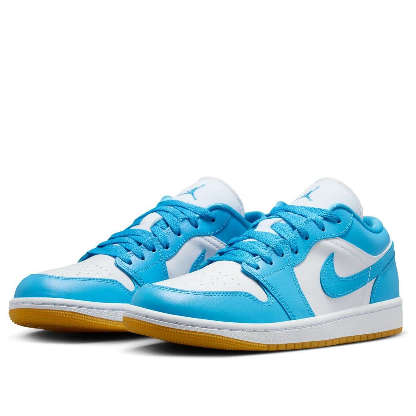 (WMNS) Air Jordan 1 Low 'White Dark Powder Blue' DC0774-104 - 3
