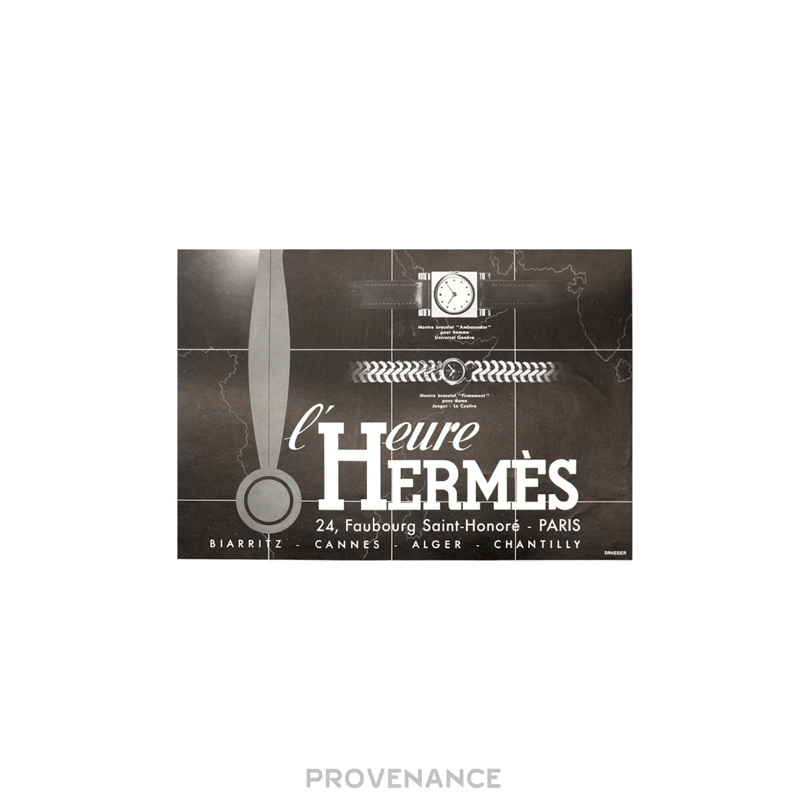Hermes Antique Vintage Newsprint Ad - Horology - 6