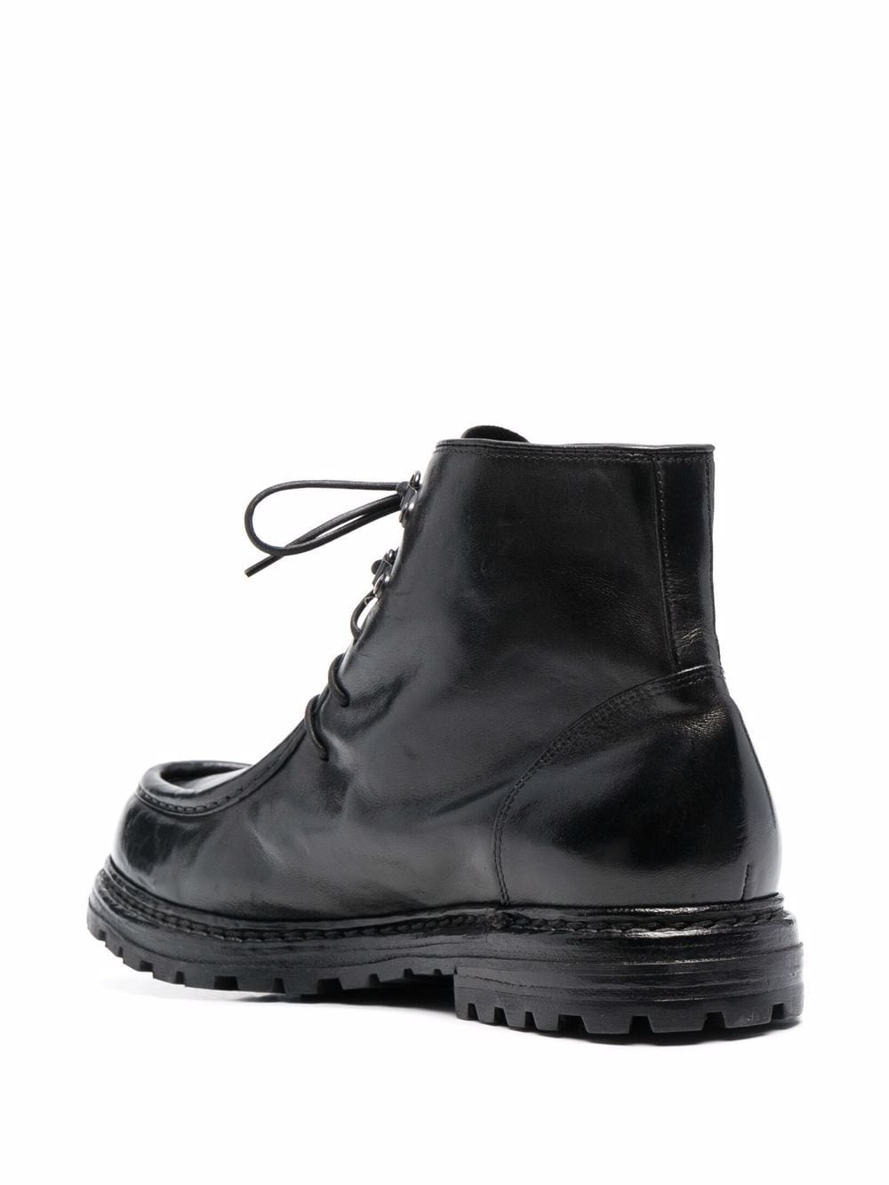 lace-up leather boots - 3