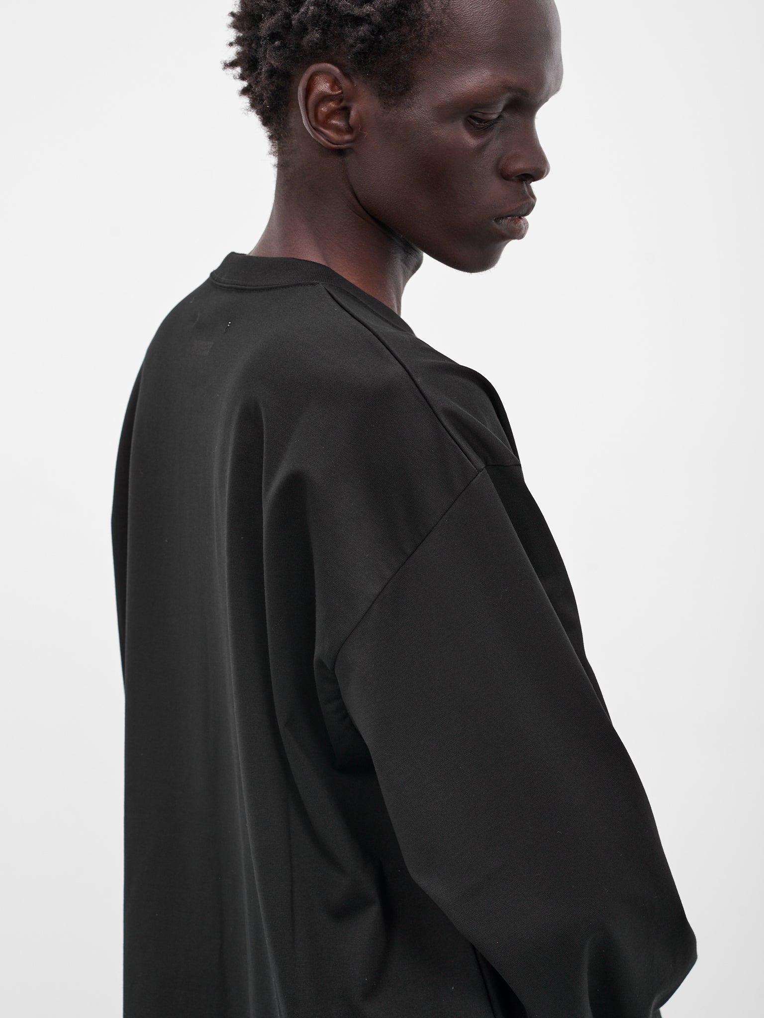 Black Oversized Pocket Long Sleeve - 5