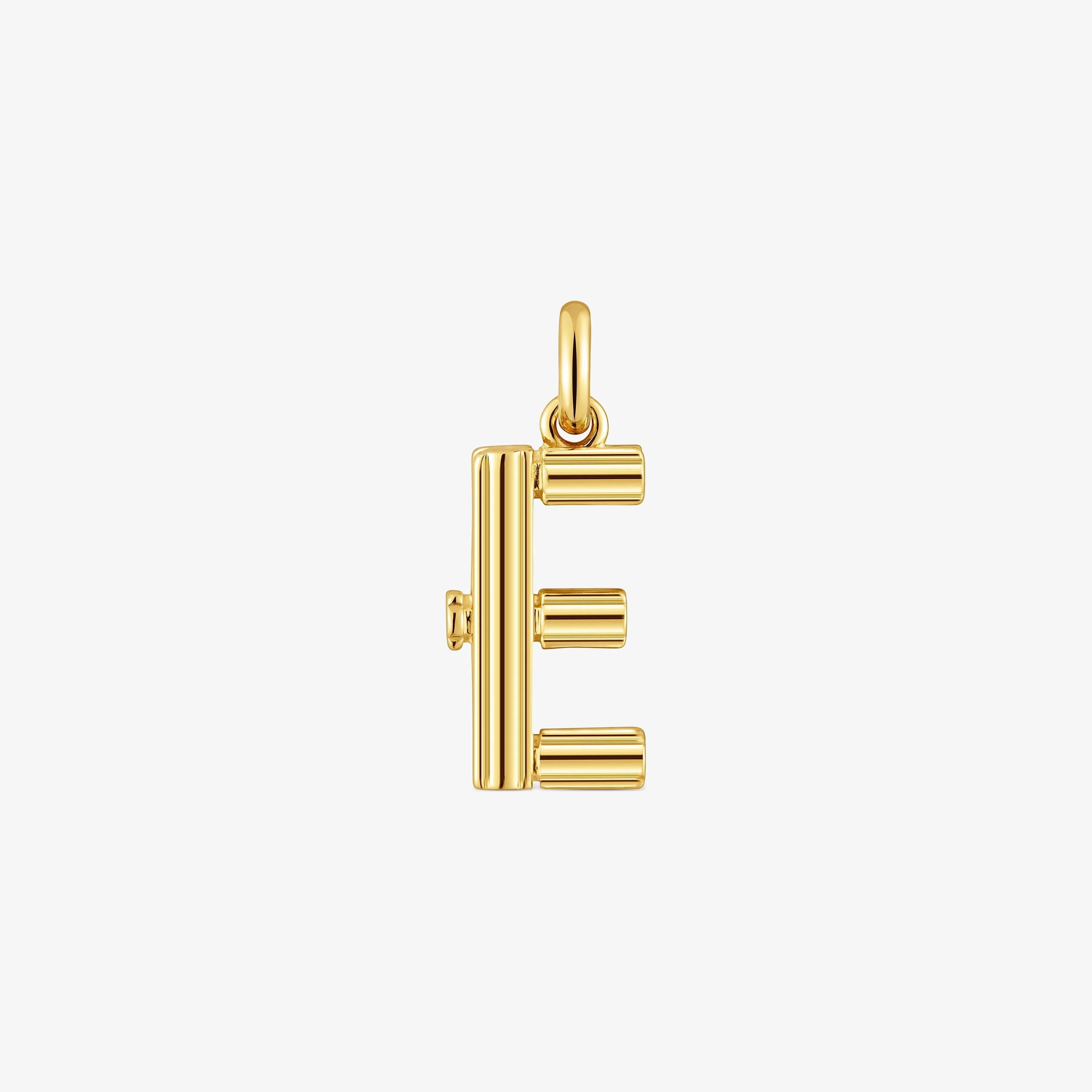 Medium 18K gold vermeil letter E Pendant TOUS Alphabet - 1