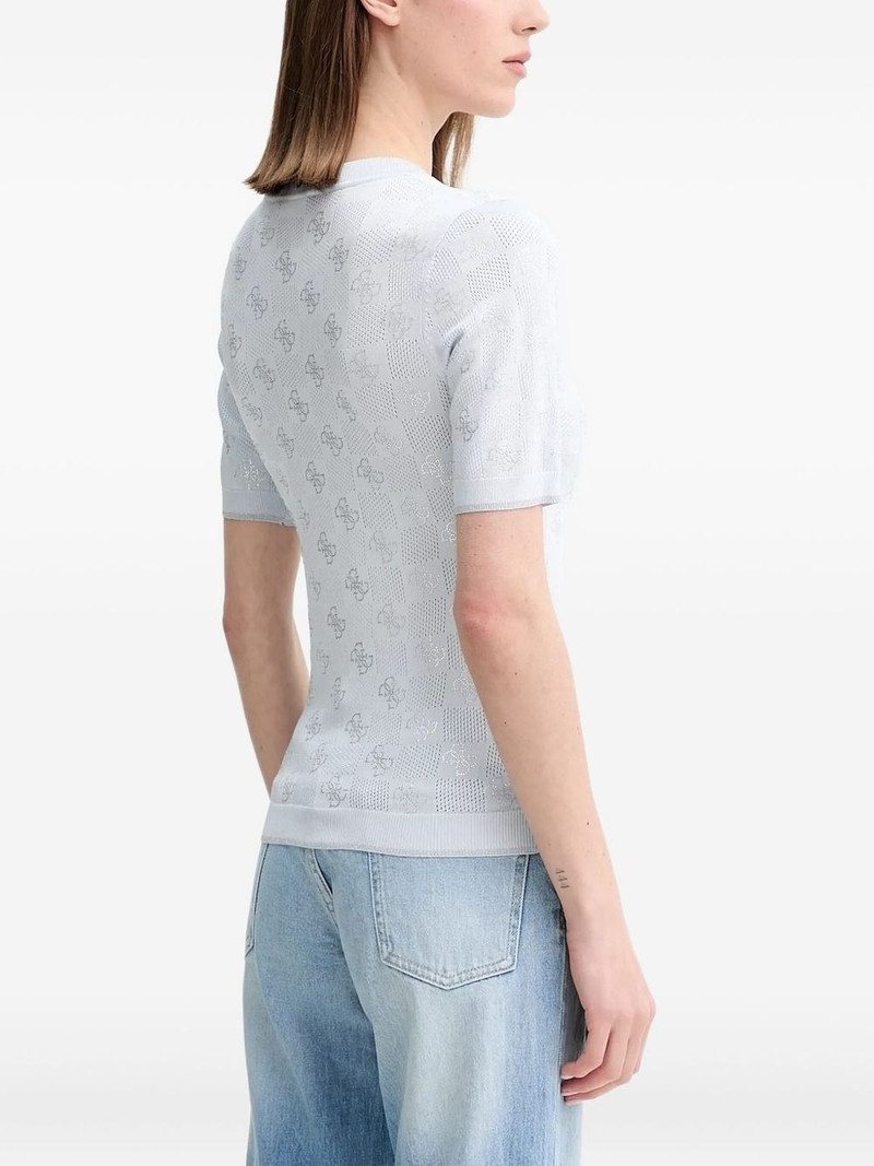 GUESS USA logo knit t-shirt outlook