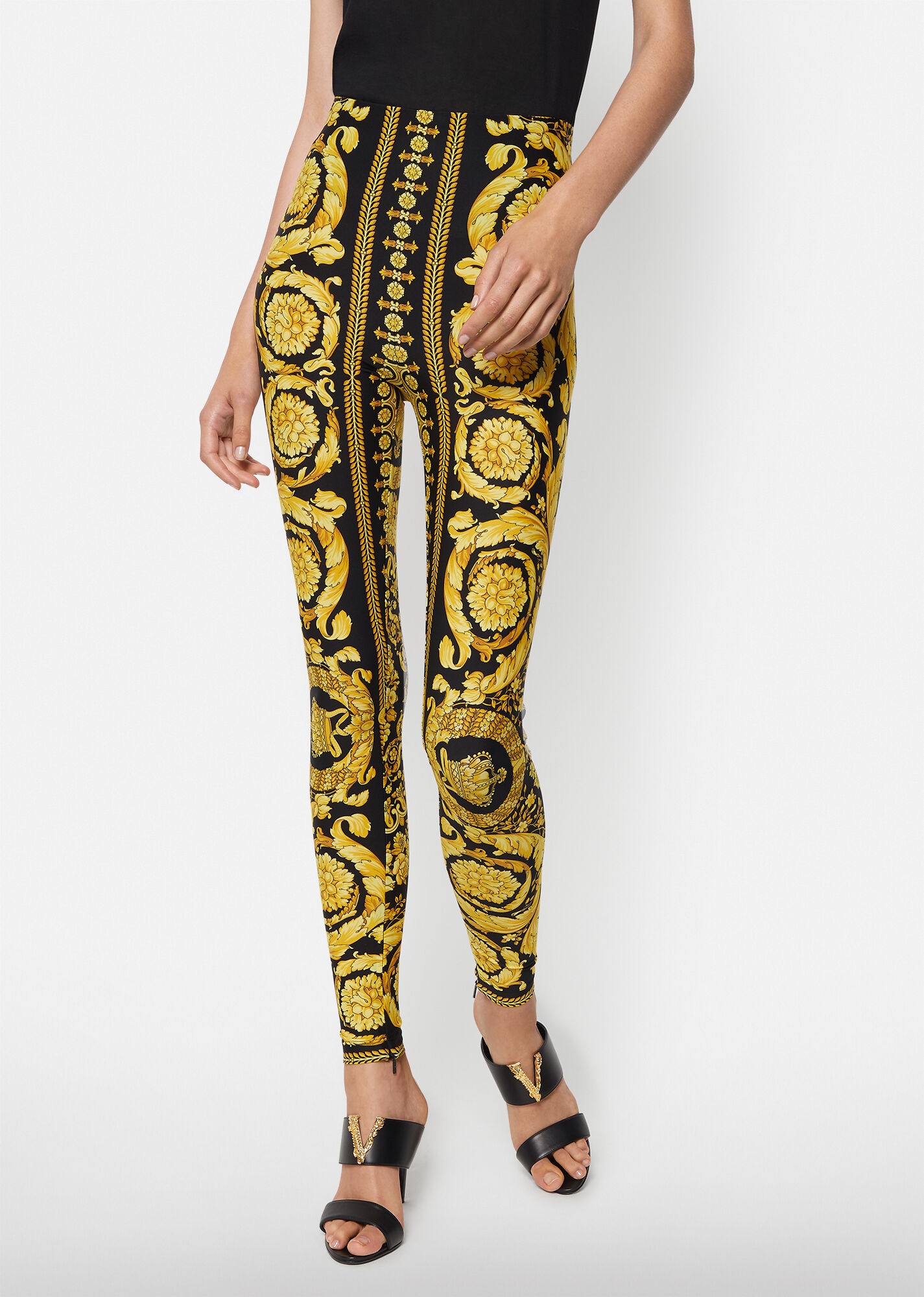 Wild Barocco FW'91 Print Leggings - 2