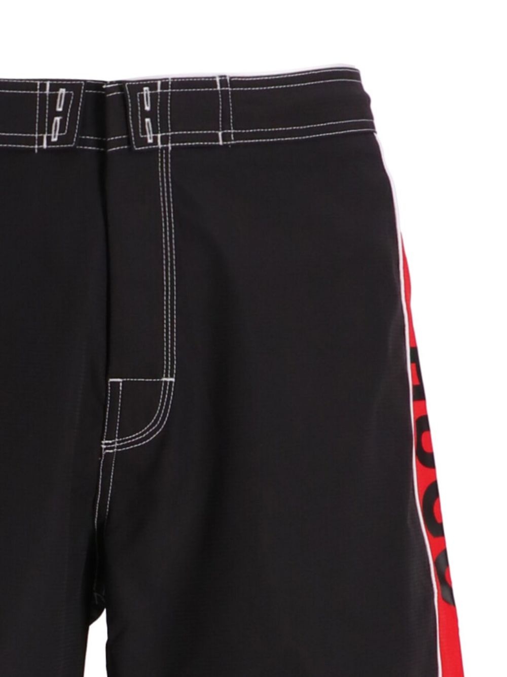 logo-tape swim shorts - 2