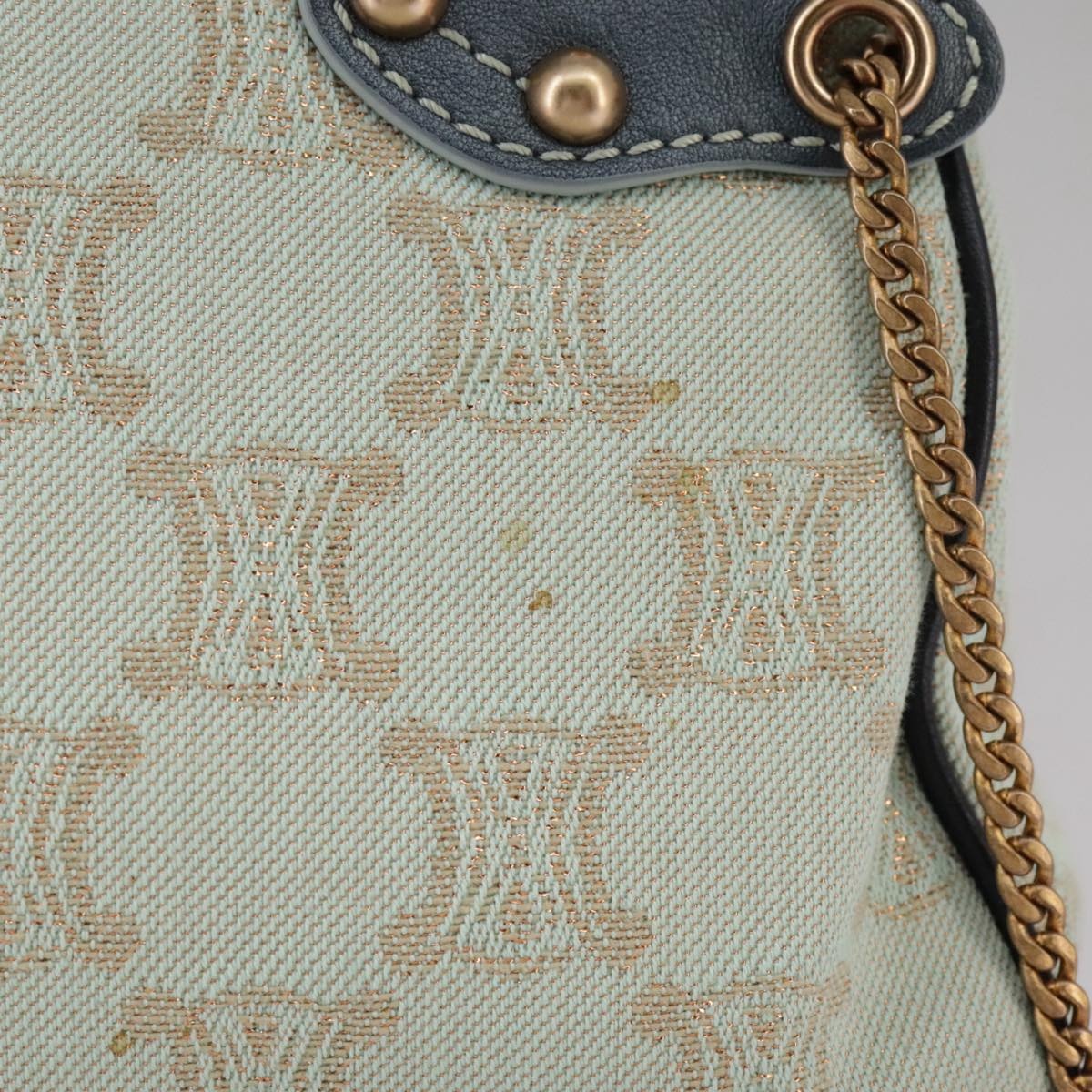 CELINE Paris Macadam Canvas Boogie Hand Bag Peppermint - 3