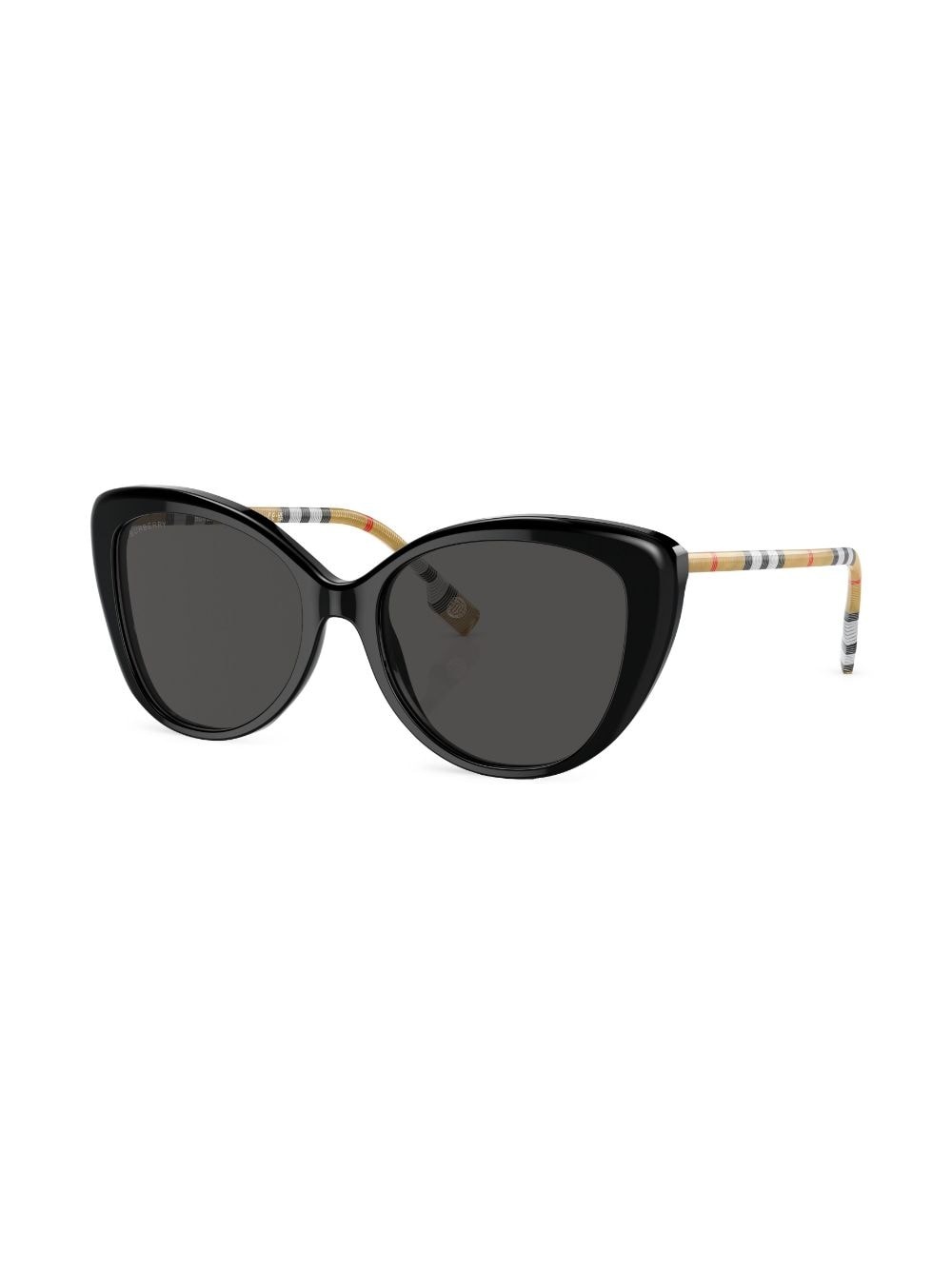 Vintage-check cat-eye sunglasses - 2