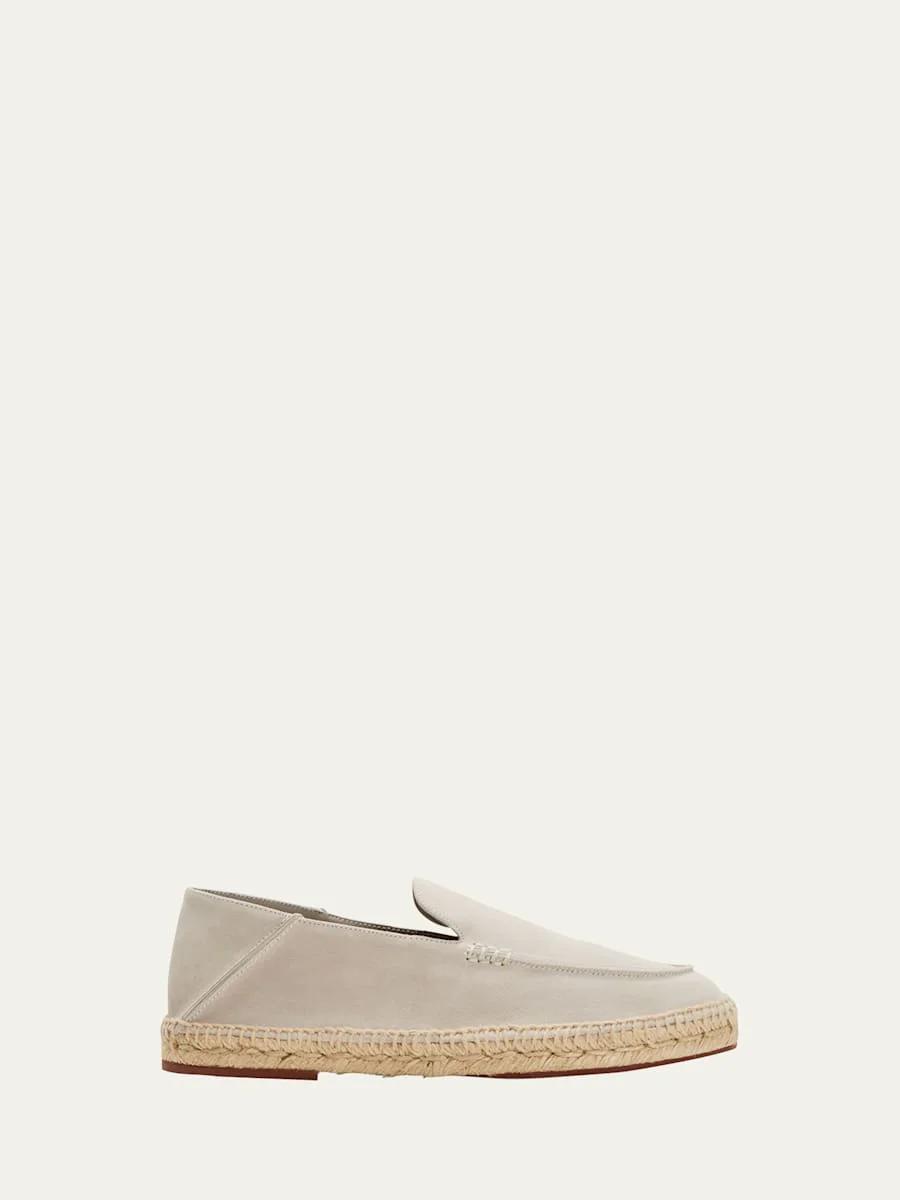 Men's Foldover Suede Espadrille - 1