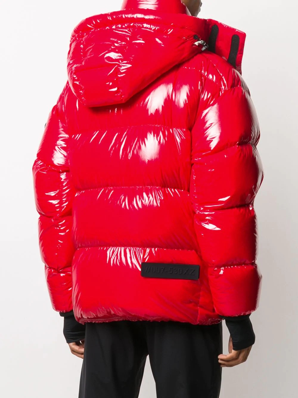 high-shine padded jacket - 4