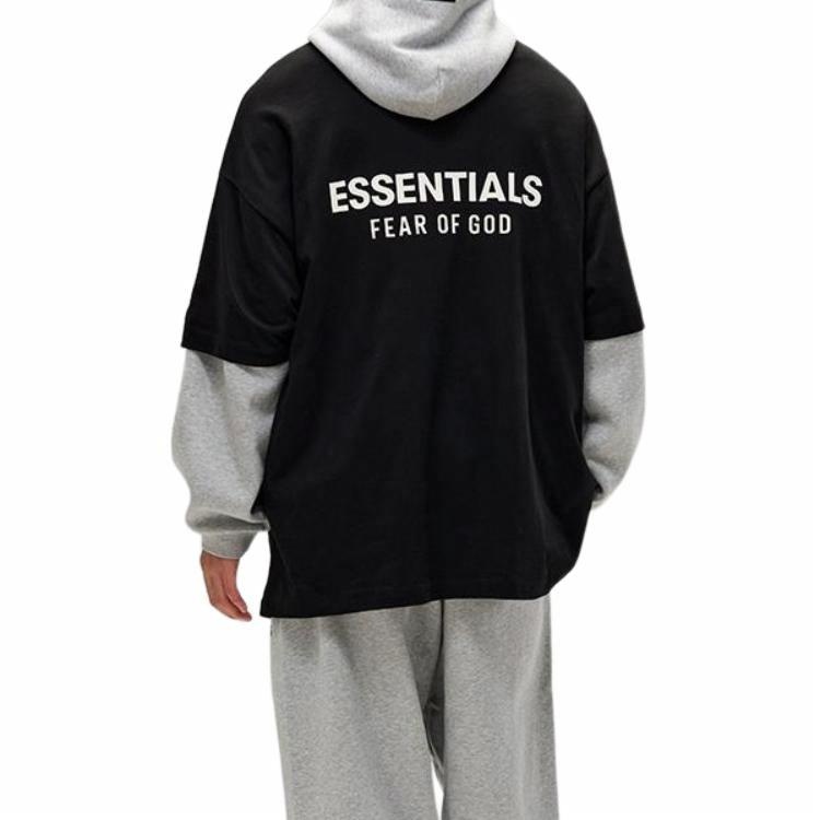 Fear of God Essentials Jersey Crewneck Tee 'Black' 125HO244360F - 5