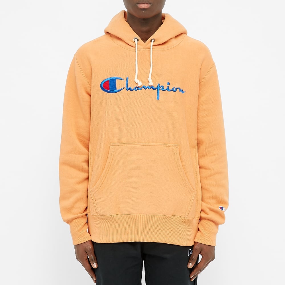 Champion Reverse Weave Script Logo Hoody - 4