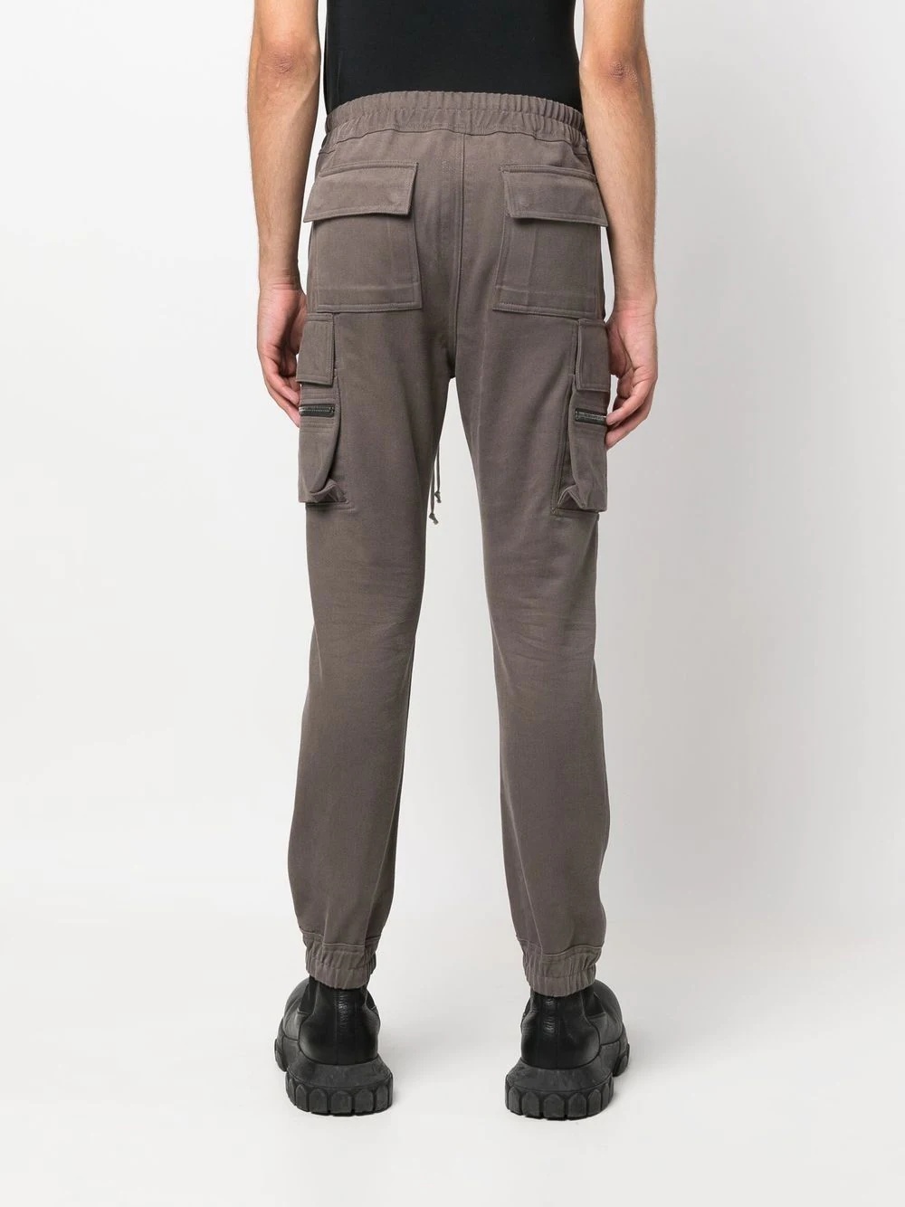 drawstring cargo trousers - 4