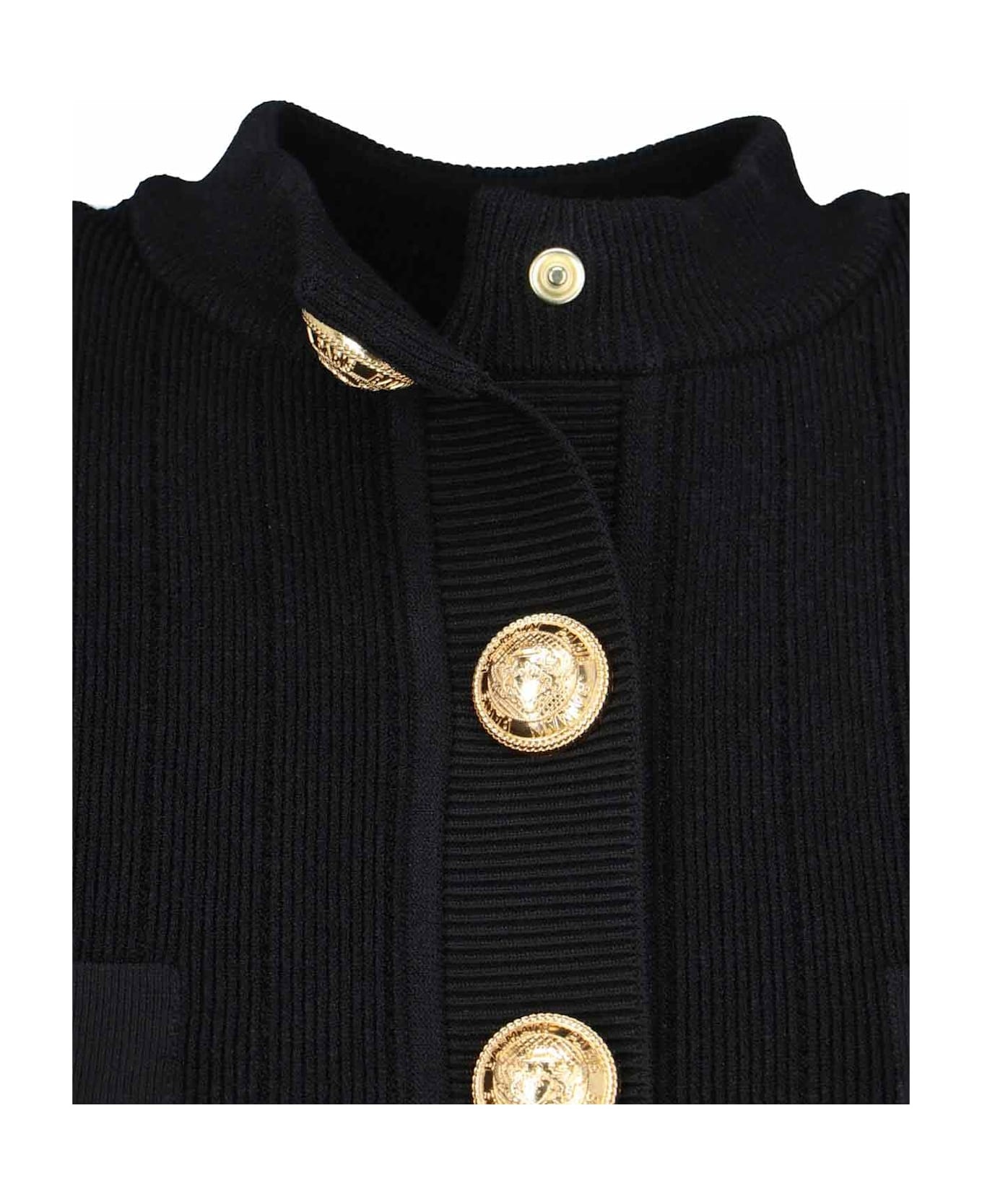 Cardigan With Decorative Buttons - 4
