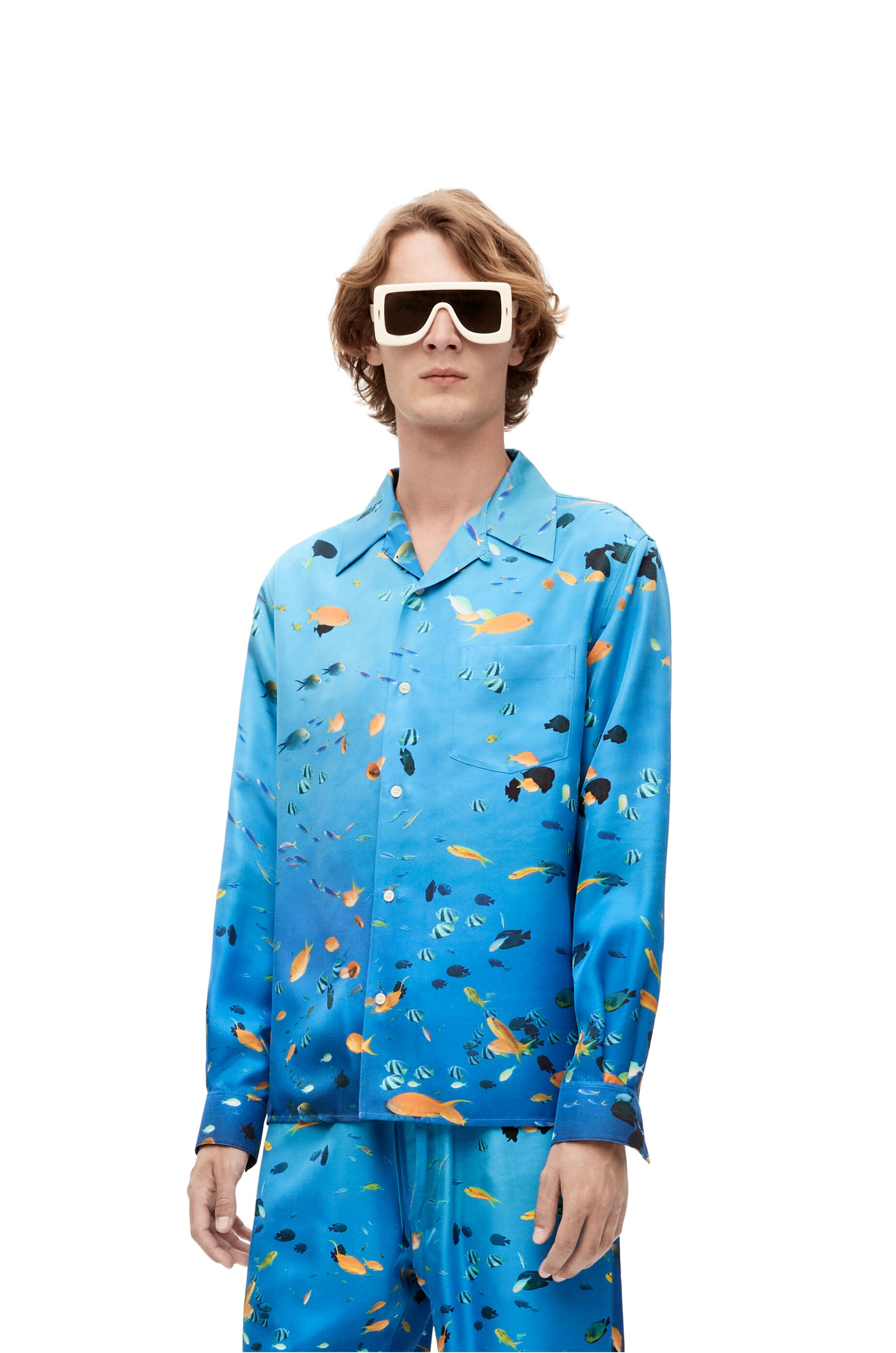 Aquarium shirt in silk - 3