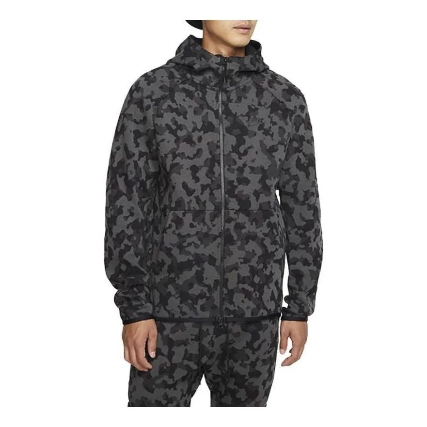 Nike Sportswear Tech Fleece Hooded Jacket 'AOP Camo' CJ5976-010 - 1