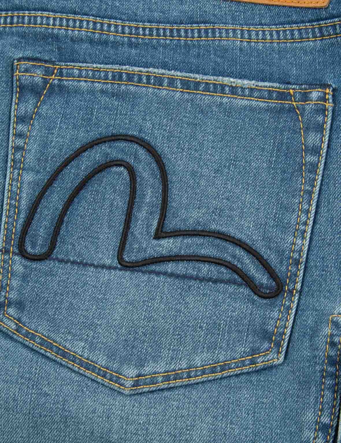 CARGO POCKET DENIM SHORTS - 14