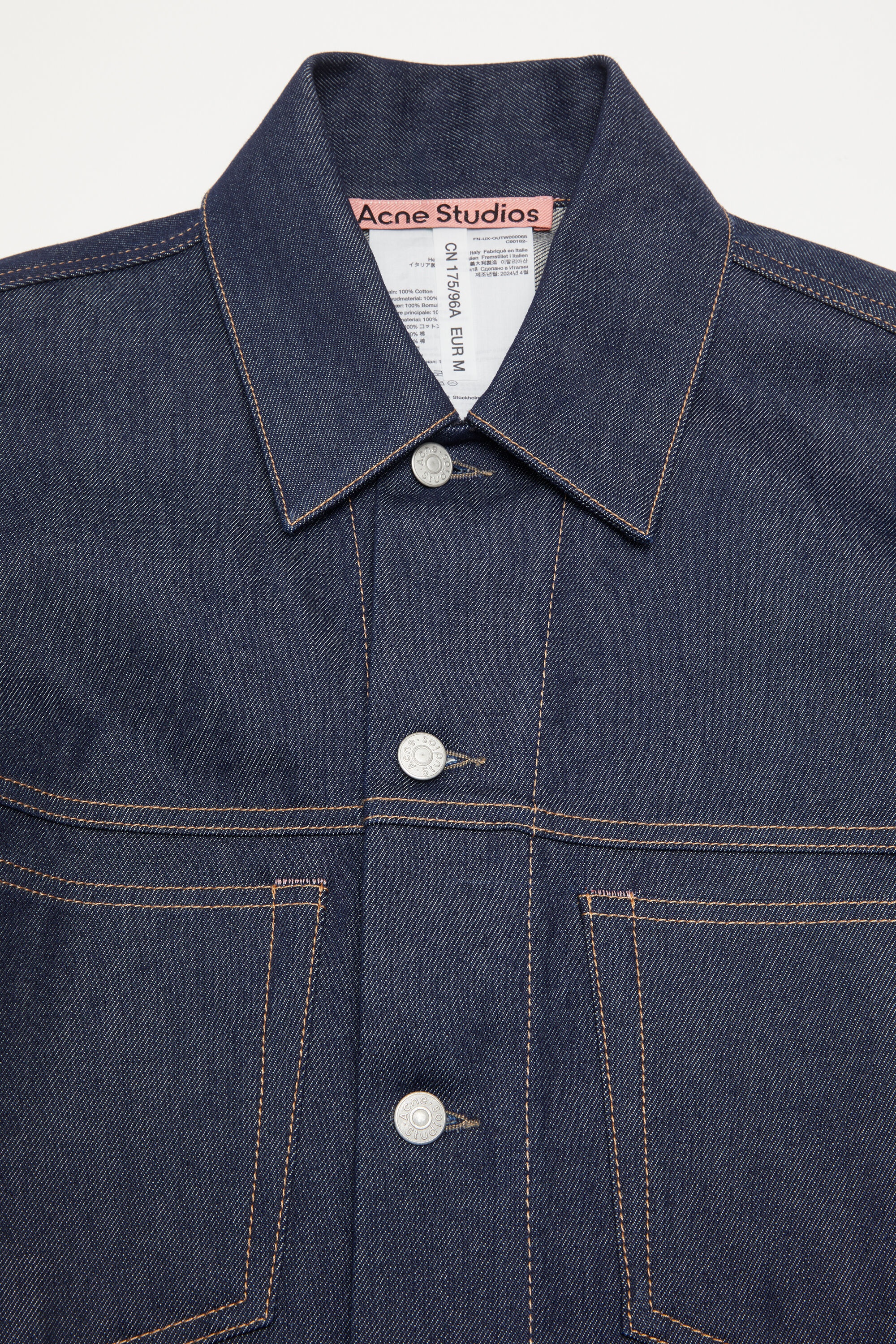 Acne Studios Denim jacket - Boxy fit - Indigo blue | REVERSIBLE