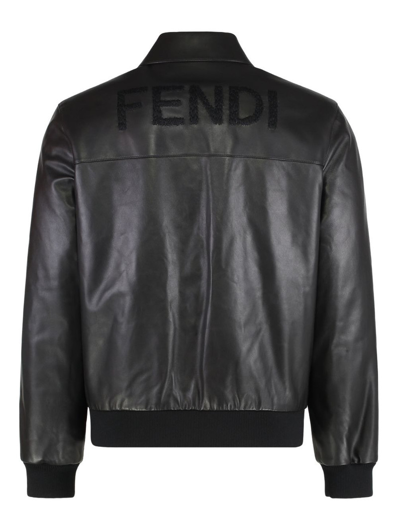 FENDI leather blouson jacket outlook