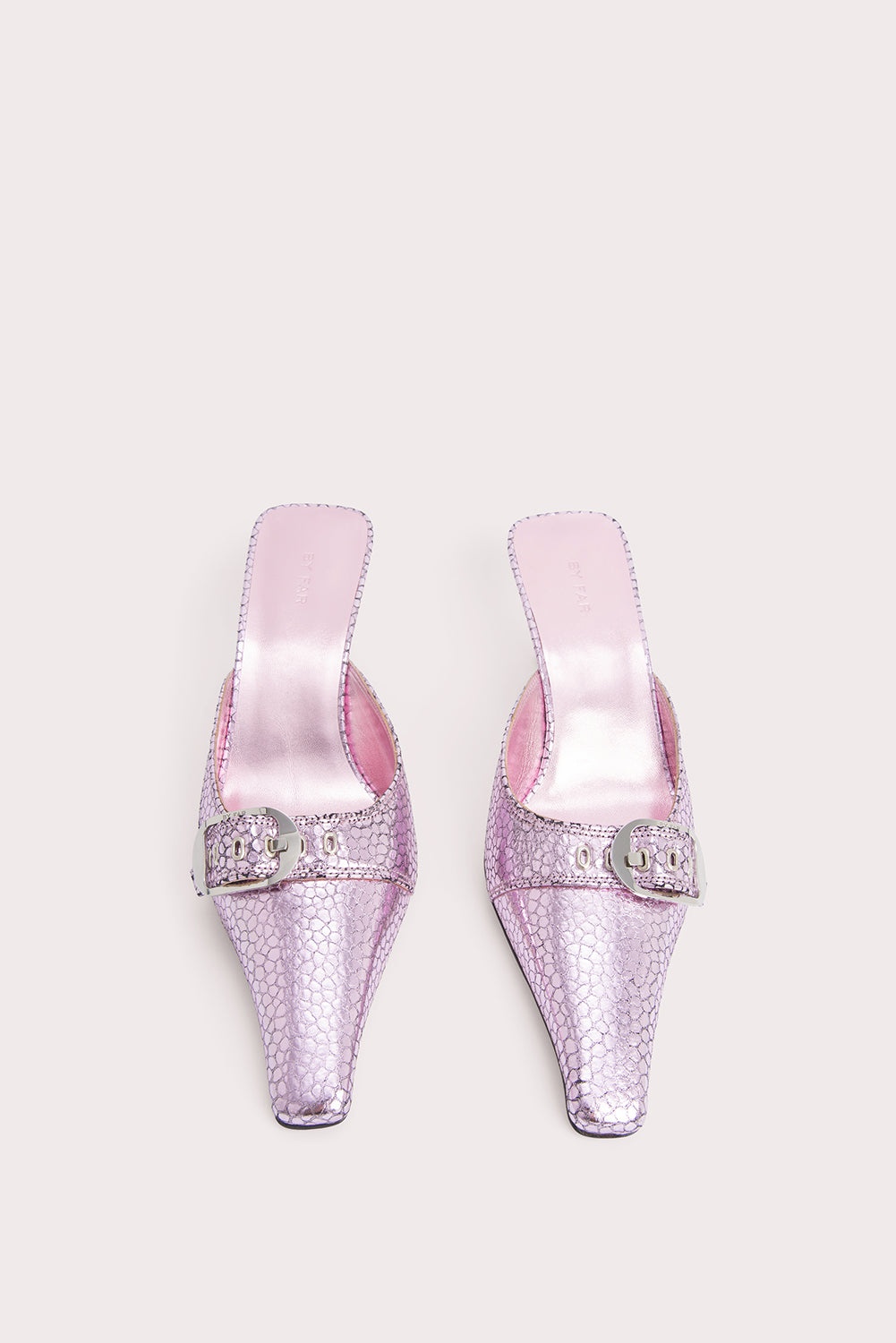 Evelyn Pale Pink Flagstone Leather - 6